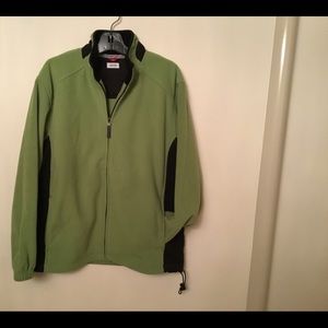 Mens LIKE NEW!! FLEECE zip front jacket .